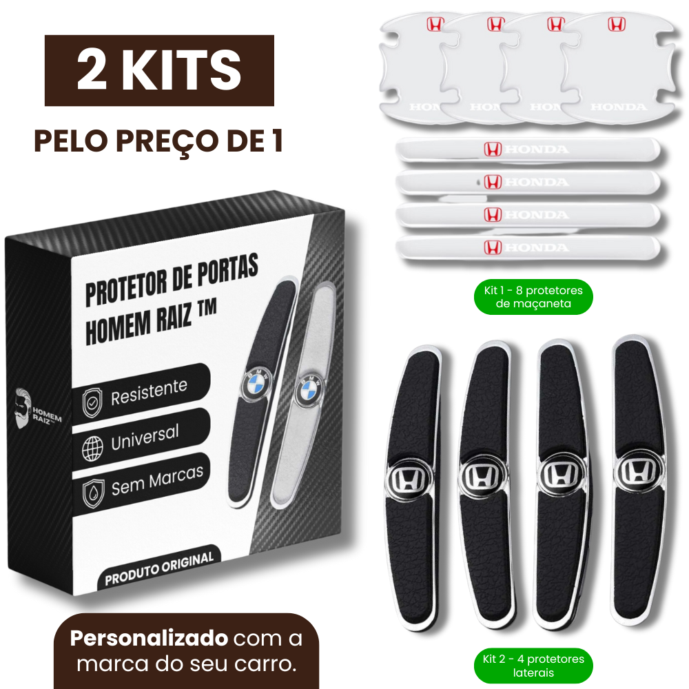 (PROMOÇÃO ESPECIAL) Kit Proteção para Porta Automotiva Homem Raiz™
