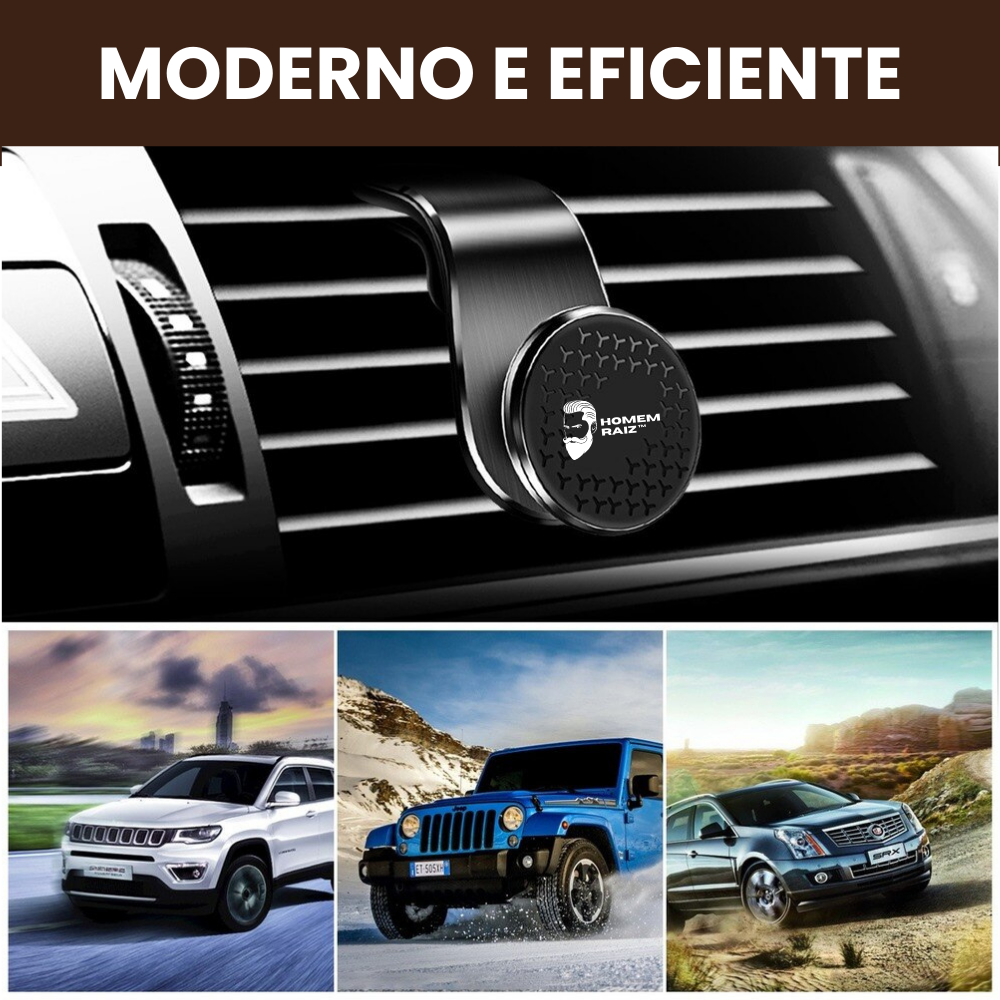 (PAGUE 1 LEVE 2) Suporte Magnético Homem Raiz ™ MagCarbon