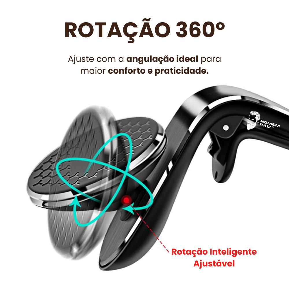 (PAGUE 1 LEVE 2) Suporte Magnético Homem Raiz ™ MagCarbon
