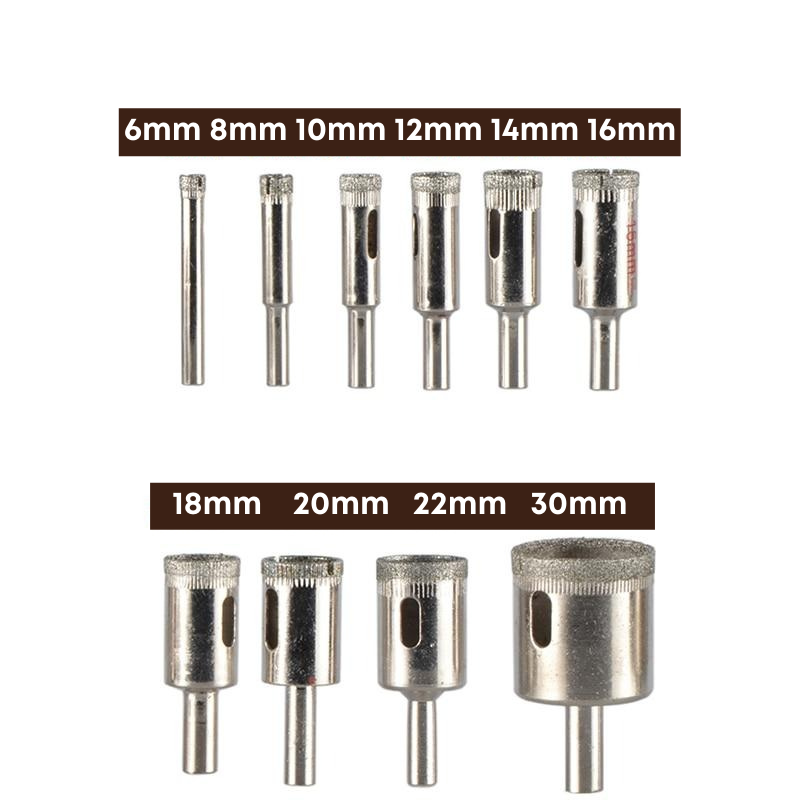 Homem Raiz™ Diamond - Kit 10 Brocas Diamantadas