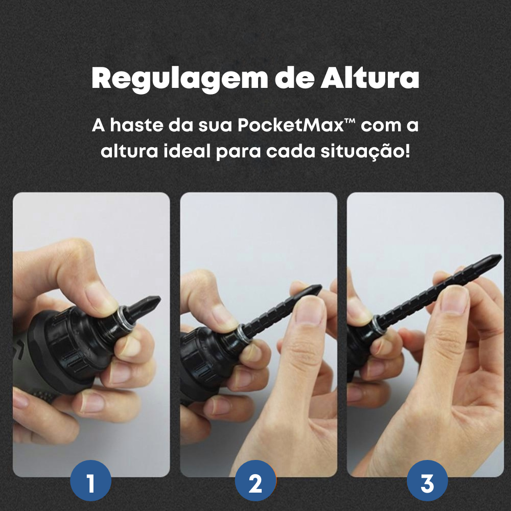 Homem Raiz™ PocketMax - Chave Philips/Fenda