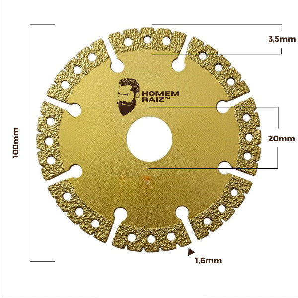 Homem Raiz™ DiamondMax 2.0 - Disco de Corte Diamantado
