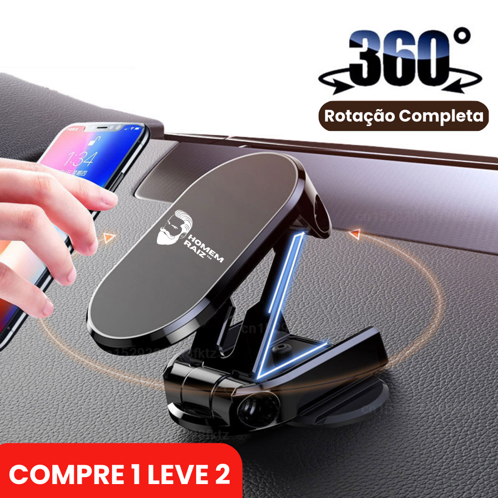 (COMPRE 1 LEVE 2) Suporte Magnético para Celular Homem Raiz™
