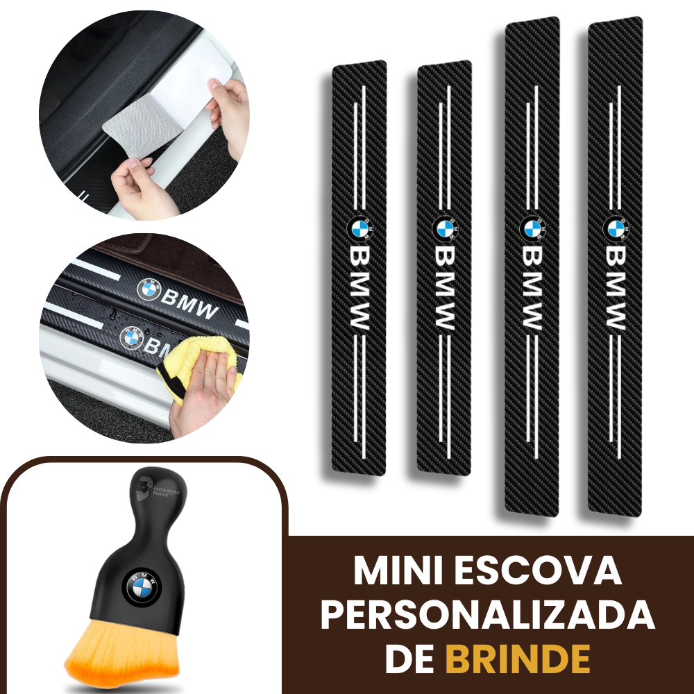 (OFERTA ESPECIAL) Kit 4 Protetores de Soleira Homem Raiz™ + BRINDE